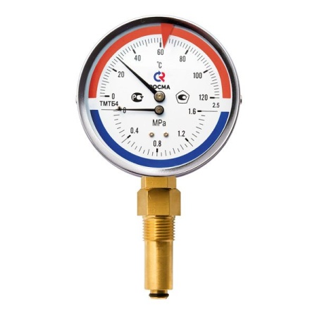 Термоманометр ТМТБ-41Р.1(0-150С)(0-2,5MPa)G1/2.46.2,5